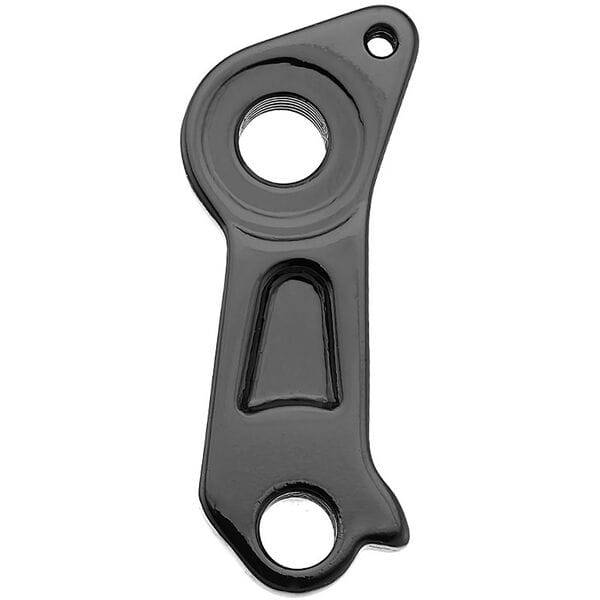 M Part gear hanger for bike frame protection, replacement component, shown attached to a bicycle frame in the image.