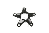 Hope 110 BCD 5 bolt RX spider replacement for crankset, showcasing the black component with five bolt holes for bike repair.
