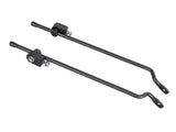 Black Trek Diamant Villiger curved rear bike rack support with 300mm stays, designed as a durable accessory for bike racks.