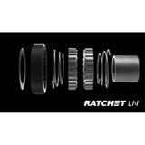 DT Swiss Ratchet LN freehub conversion kit for 3-pawl MTB hubs, includes 36-tooth components and detailed internal parts.