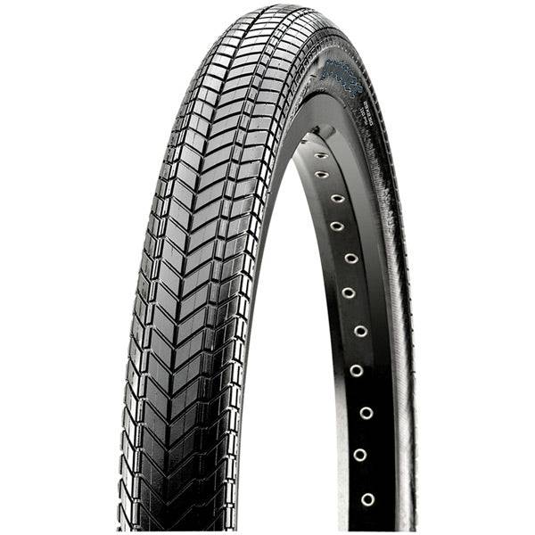 Maxxis Grifter 29-inch urban freestyle bike tire with single compound rubber, available in 2.00 and 2.50-inch widths, suitable for city riding.