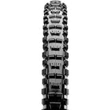 Maxxis Minion DHR II downhill tubeless-ready mountain bike tyre with wide trail technology, featuring aggressive tread pattern.