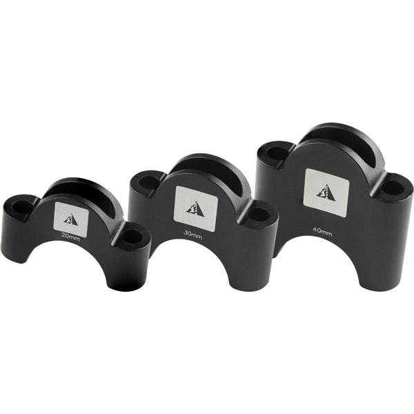 Profile Design Aero Handlebar Riser Kit for Sonic Ergo and T Series handlebars, showing adjustable components and sleek design.