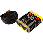 Maxxis ultralight 27.5-inch MTB tube with 48mm Presta valve, designed for mountain bike inner tube replacement.