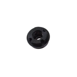 Fox Shock Float DPX2 end cap rebound side replacement component, showing the small metal part used in mountain bike shock absorbers.