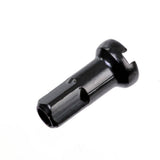 Halo brass bicycle spoke nipples, durable and corrosion-resistant, shown in a pack of 100 for wheel component assembly.