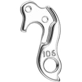 M Part gear hanger cube for bike frame protection and precise fit, shown on a bicycle component for secure gear alignment.