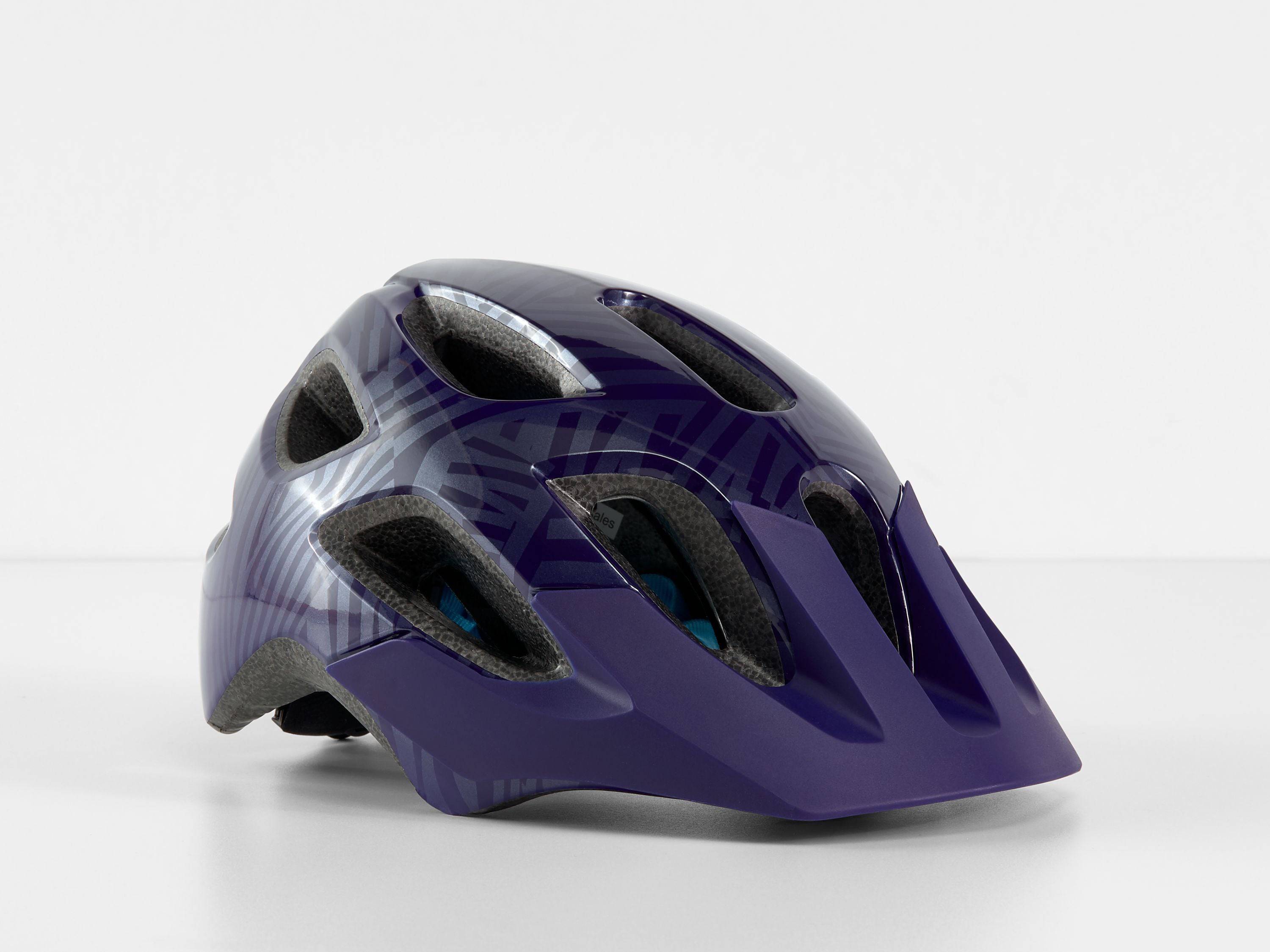 Bontrager Tyro Youth Bike Helmet Purple Abyss/Azure Youth | Swinnerton Cycles