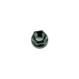 Fox Fork Custom Fastener Bottom Nut R component for motorcycle suspension, shown in black with threading for secure attachment.