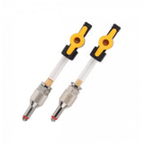 Jagwire Elite Mineral Bleed Kit replacement parts with 1/4 turn valve adapters for bike brake bleed workshop use