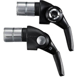 Shimano Dura-Ace SL-BSR1 9000 double 11-speed bar end shifters with SP41 cables, cycling components for road bikes.