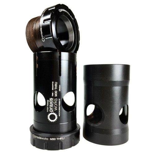 Praxis Works M30 Thru Road Bottom Bracket with Collet System, 68mm BB30/PF30, for bicycle component installation