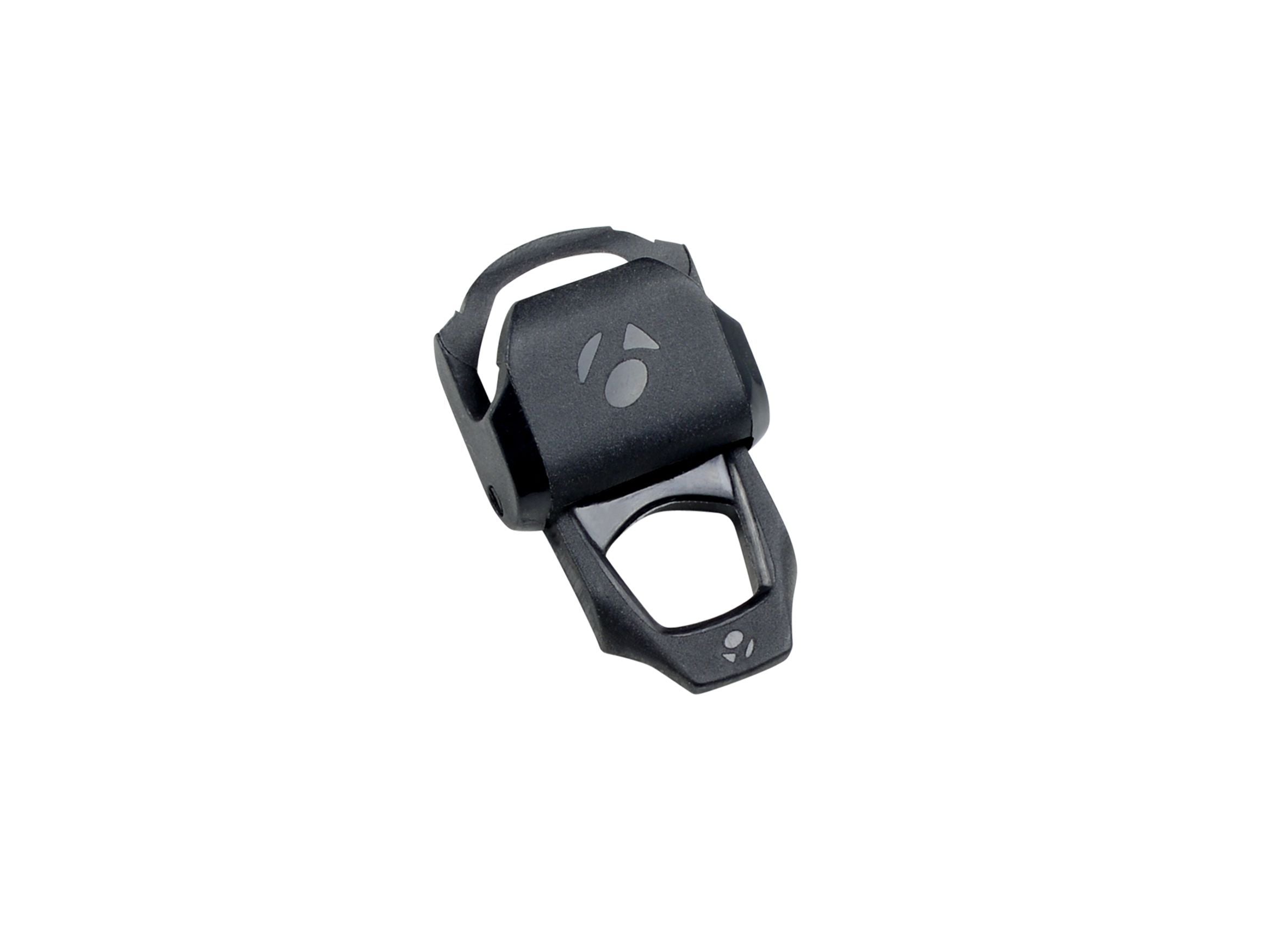 Bontrager LockDown Strap Divider Set for bike helmets in black, helping secure and organize helmet straps.