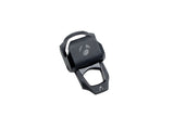 Bontrager LockDown Strap Divider Set for bike helmets in black, helping secure and organize helmet straps.