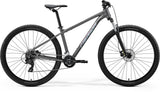 Merida Big Nine 15 MY26 hardtail mountain bike with Shimano Tourney drivetrain, black frame, front suspension, and knobby tires.