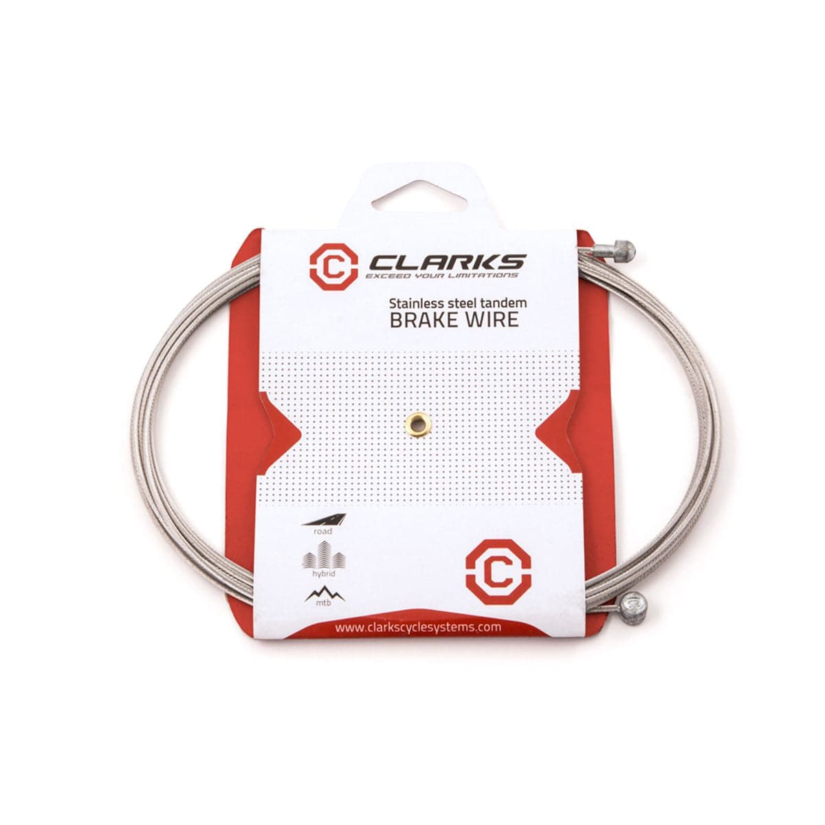 Clarks Universal S/S Inner Brake Wire L2000mm Fits All Major Systems: | Swinnerton Cycles