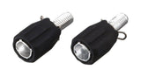 BBB derailleur barrel adjusters, 2-piece set, for precise cable tension and smooth shifting on bicycle components.
