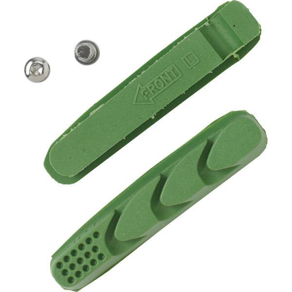 Aztec ceramic brake pads inserts for Shimano and third-party calipers, bicycle component for reliable braking performance