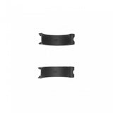 Pair of black Kids Ride Shotgun Kids Ride Shotgun 35mm rubber inserts for handlebar accessories, designed for kids' bike safety.