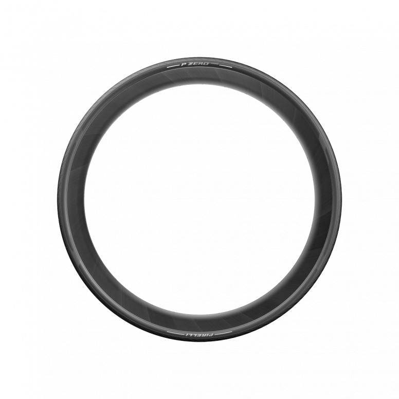 Pirelli P Zero Road Black 700x32c EVOCompound clincher folding bicycle tyre with TechBELT reinforcement and sleek black design.