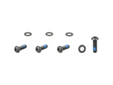 Trek Fetch+ 4 child seat cross bar assembly hardware kit with M8 x 25mm black bolts and components for secure installation.