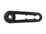 Trek Precaliber 20-inch bike chainguard in black, providing durable chain protection for children's bicycle components.