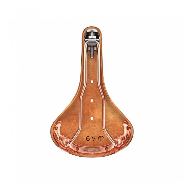 Brooks B17 Special leather bicycle saddle with steel rails, showcasing its classic design and craftsmanship for comfortable cycling.