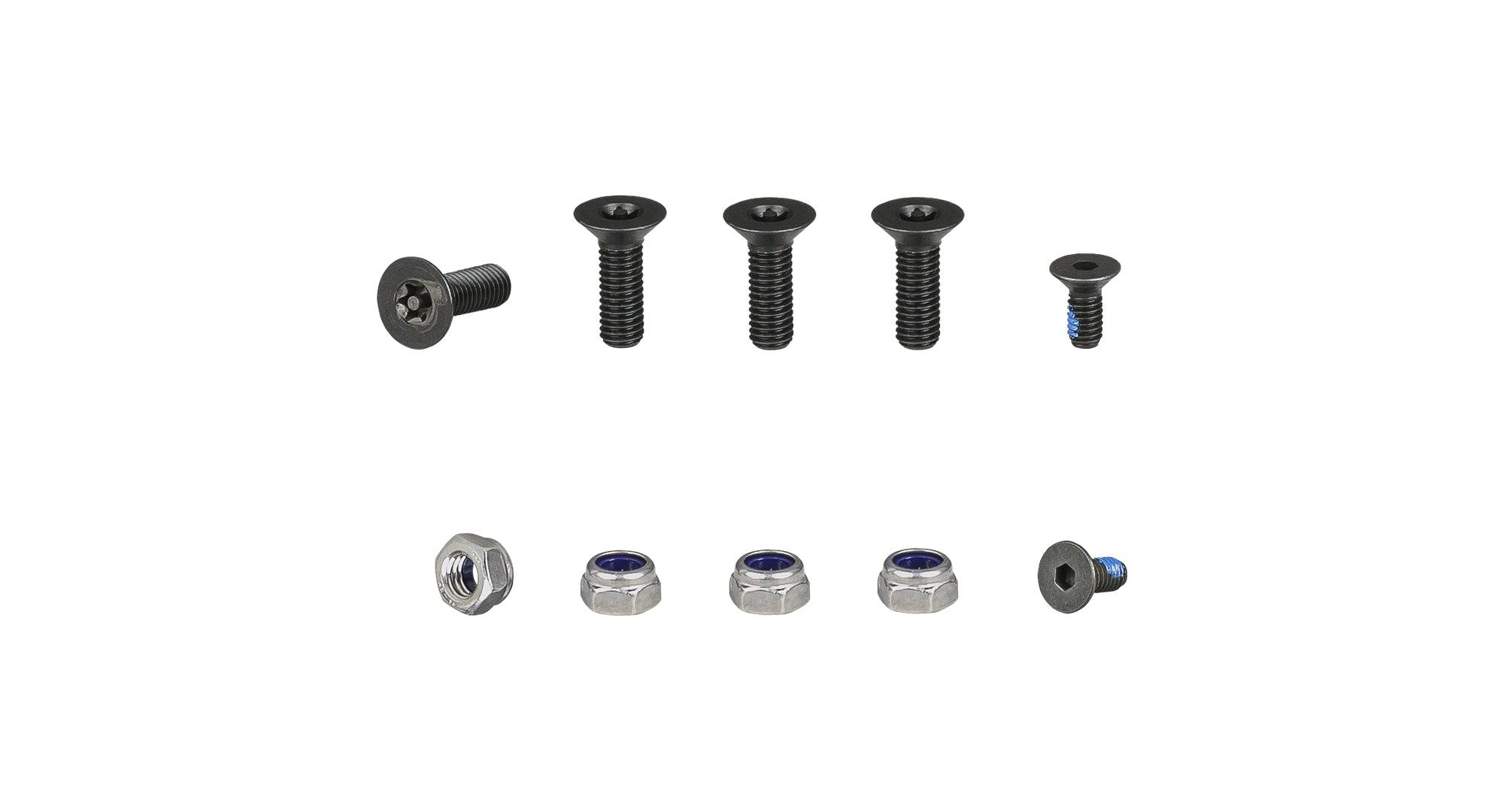 Trek RIB Replacement Downtube Fasteners Black M4/M5 x 15mm | Swinnerton Cycles