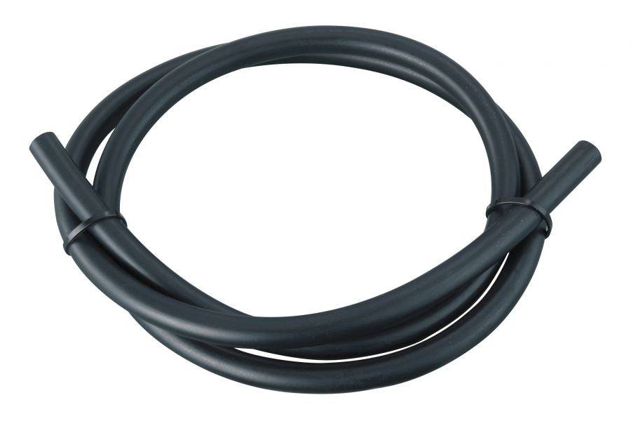Topeak JoeBlow replacement hose for floor pump, durable black air hose designed for compatibility and reliable inflation.