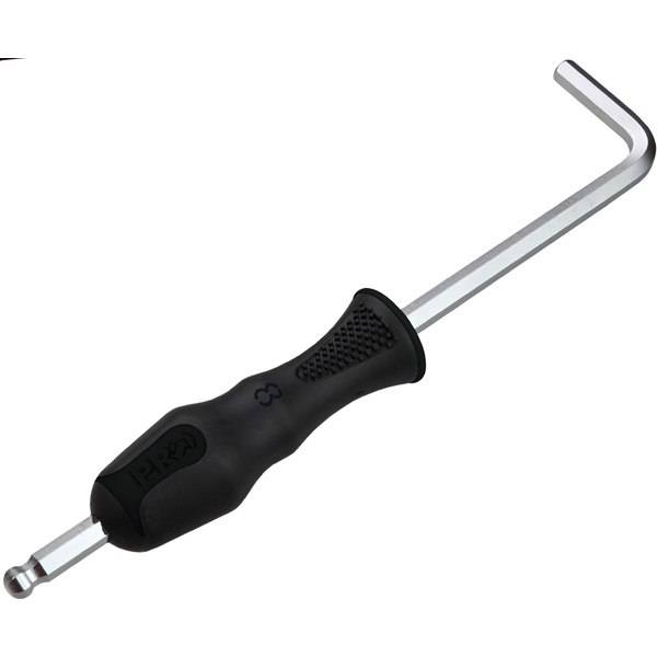 PRO Pedal Key 8mm with dual compound handle and ball driver tool used for bike pedal maintenance and repair.