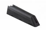 Topeak Fastfuel Tribox black top tube bike storage box with cycling essentials inside, mounted on a bike frame.