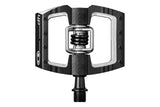 Crank Brothers Mallet DH clipless pedal for downhill and race riding, shown with metal body and cleat engagement platform.