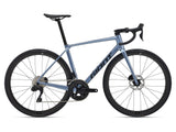 Giant TCR Advanced 0 Di2 road bike with Shimano 105 electronic shifting and aero frame design, featuring sleek bike components.