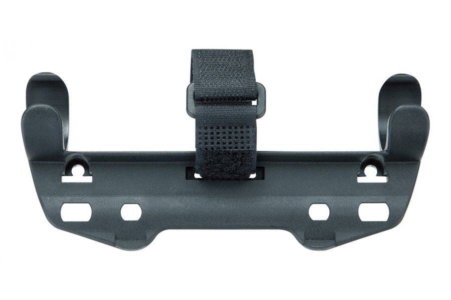 Topeak Mini MB Pump bracket securing bike pump to a bike frame, bike accessories, easy mounting and reliable hold