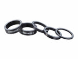 Giant OD2 Carbon Headset Spacer Kit with 1x2.5mm, 2x5mm, and 2x10mm spacers for bike headset assembly.