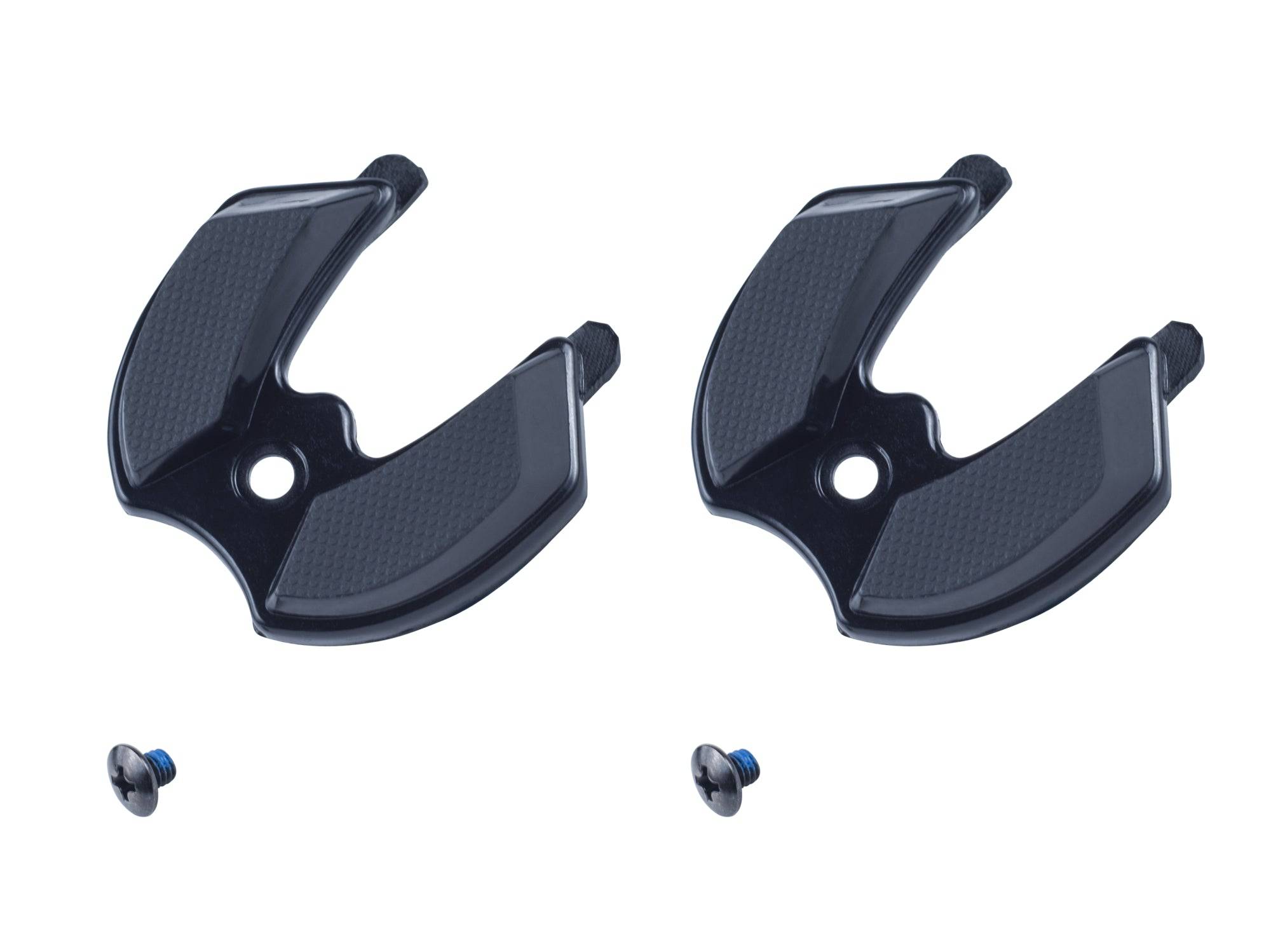 Bontrager universal replacement heel studs with mounting screws for road cycling shoes, durable and easy to install.