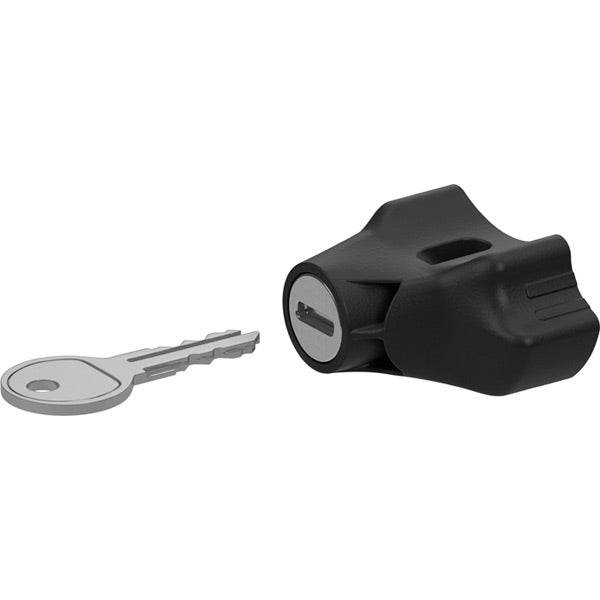 Thule Locking Kit for Chariot Cross & Lite hitch arm security accessory, featuring lock and key components.