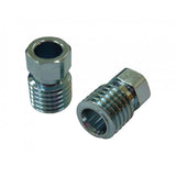 Jagwire Brass Compression Nut pack for Magura MT brake cables, durable components for secure cable connections.