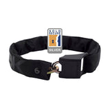 Hiplok ORIGINAL V1.5 black wearable bike chain lock with 8mm chain, 90cm length, Sold Secure Silver certification.