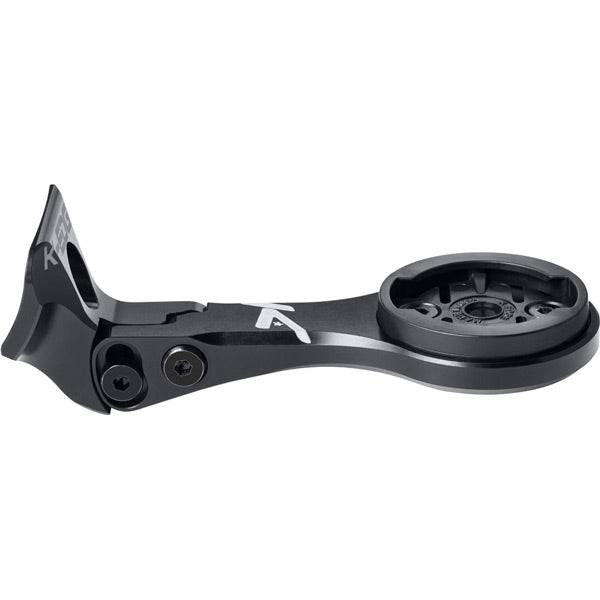 K-Edge Garmin mount for Trek Madone and Emonda Gen 6 integrated bar stem, black, bicycle component for GPS device attachment