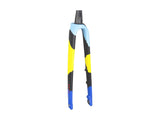 Trek 2023 Domane SLR 700C rigid road bike fork for precise steering, component image showing lightweight carbon construction