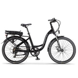 Wisper 705 Standard Step-Through e-Hybrid Bike 2023 model, featuring a sleek frame and modern design, without the battery installed.