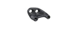 Trek MTB low direct-mount front derailleur bracket in black for bicycle front shifting components.