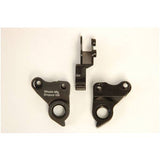 Wheels Manufacturing replaceable derailleur hanger dropout, CNC machined upgrade for bike components, mounted on a bicycle frame.