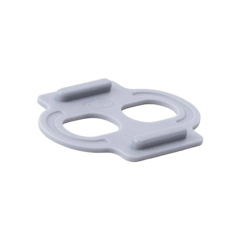 Crankbrothers Match Shoe Shims 1.5mm in grey for precise pedal fit and alignment, designed for cycling shoe components.