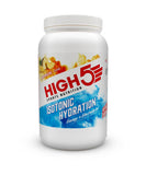 High5 energy drink sachets with electrolytes for hydration, arranged in a pack of 12 on a white background.