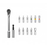 Topeak Ratchet Rocket Essential HD bike multi-tool in black with 15 functions and 60Nm torque, suitable for workshop use.