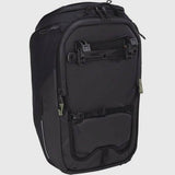Thule Paramount Hybrid commuter bag showing a versatile urban pannier and backpack with multiple compartments and adjustable straps.