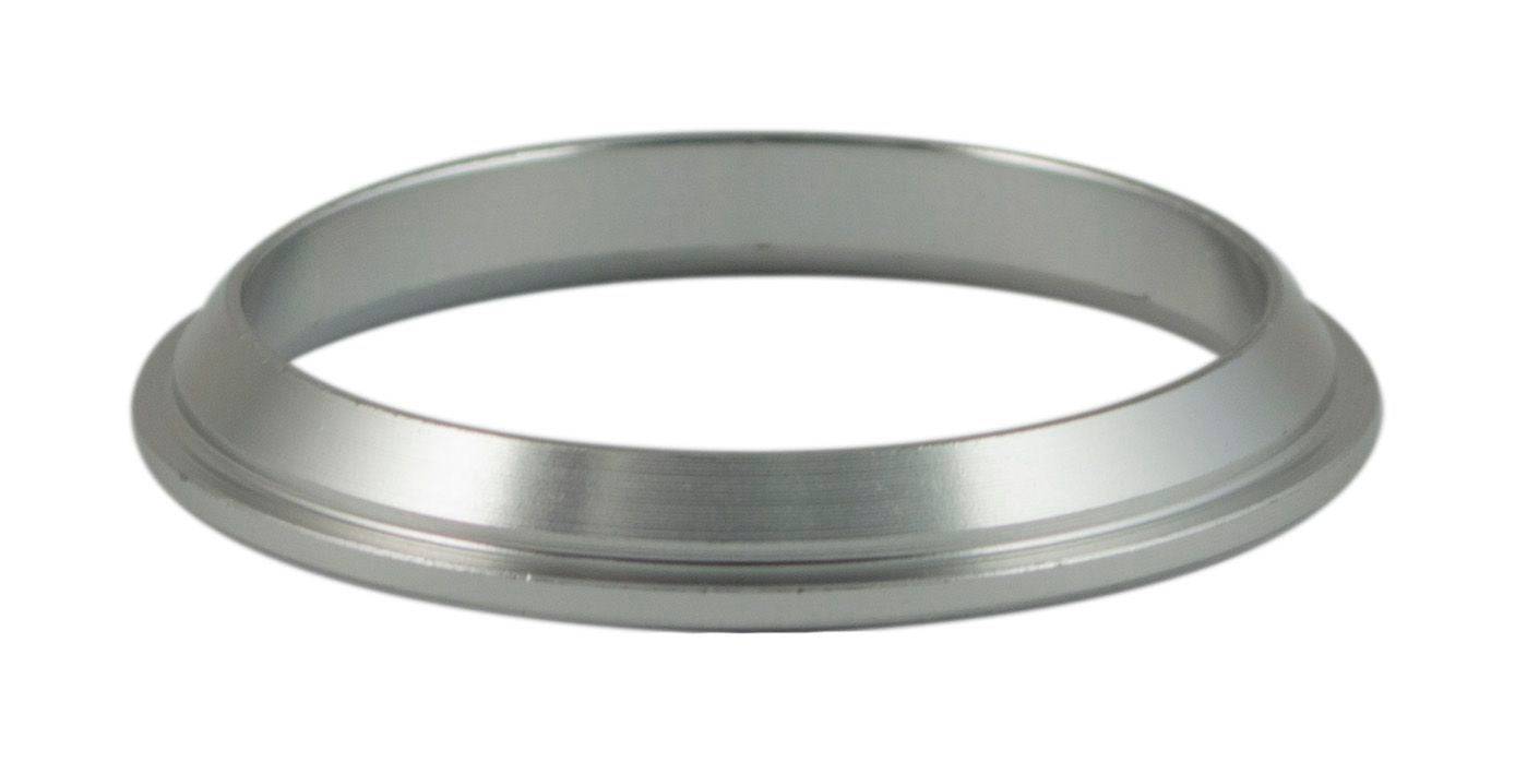 FSA Crown Race Orbit X Alloy 1.1/8" headset component for smooth steering, shown on a bicycle fork.