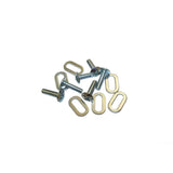 LOOK KEO cleat screws and washers replacement set with 20mm long screws, includes 6 durable components for bike pedal setup.
